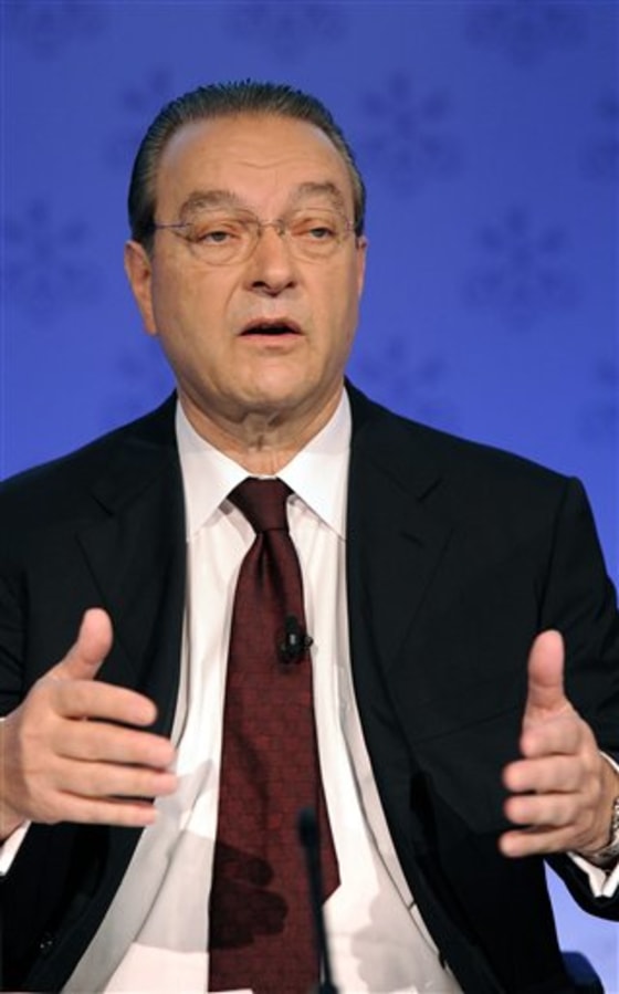 Oswald Gruebel said Saturday it was in UBS' "best interests" that he step down as CEO.